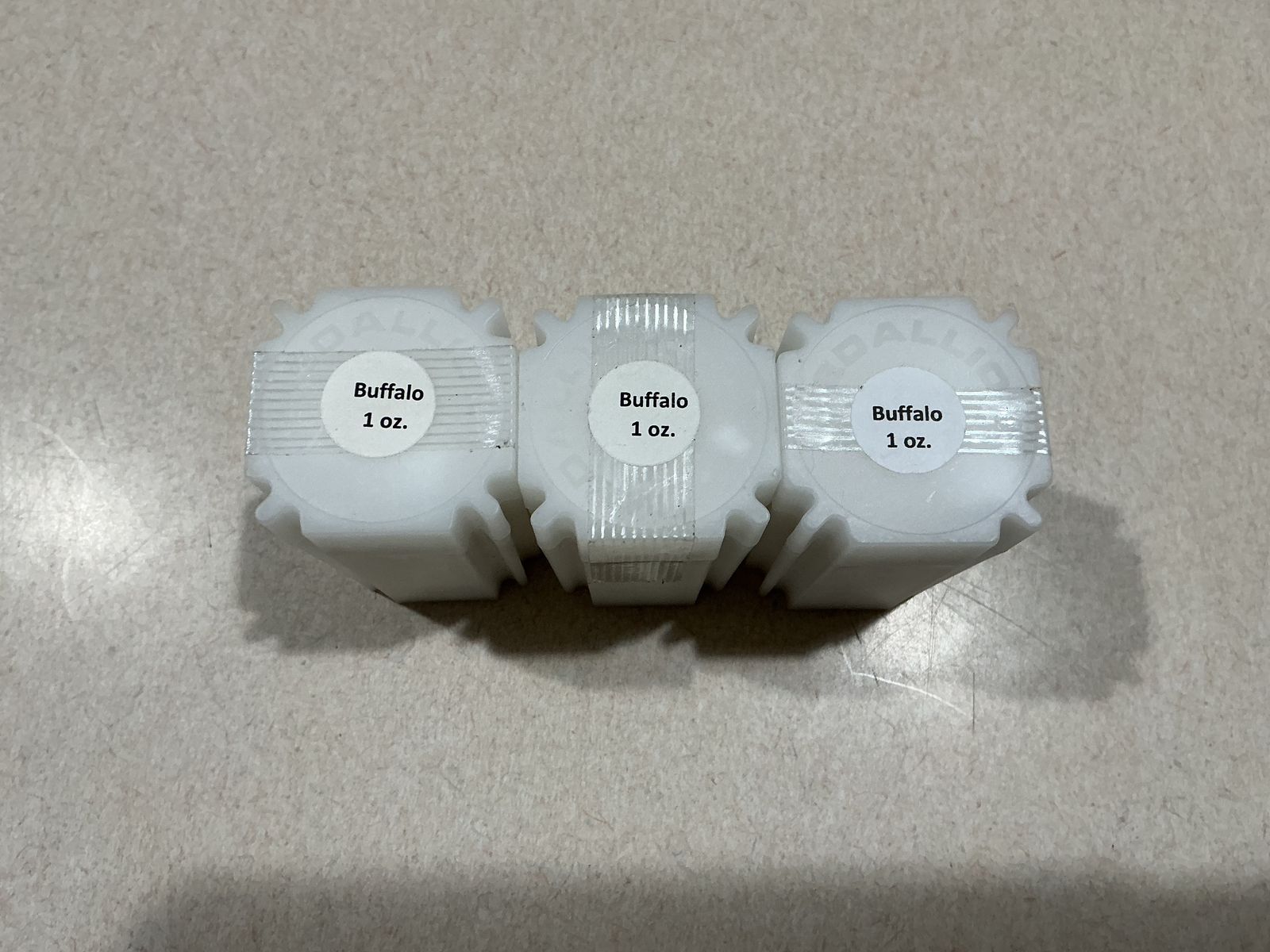 3 rolls buffalo silvermo8nces