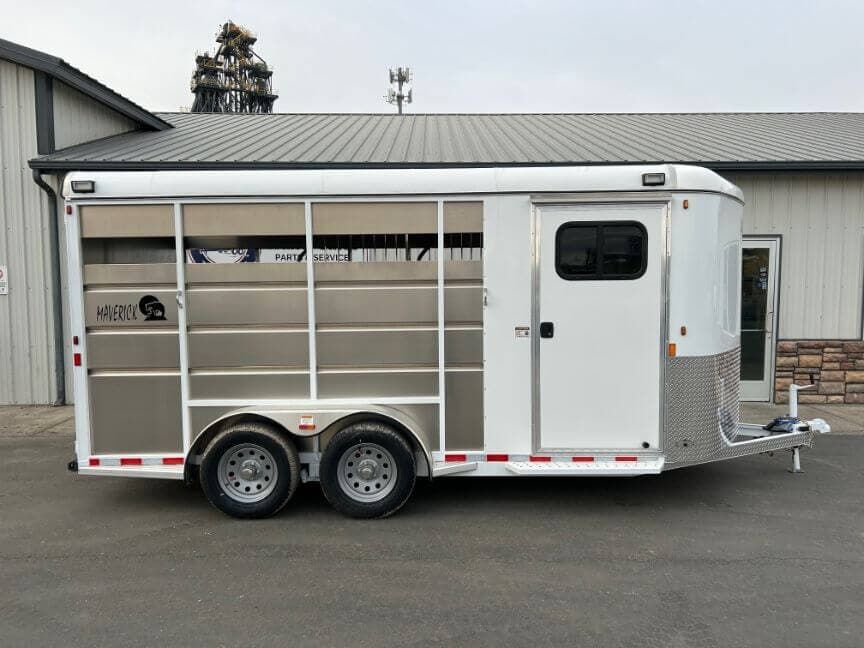 2026 Maverick Trailers Maverick HS Steel 3 Horse Trailer Steel Frame with Aluminum Skin 7K