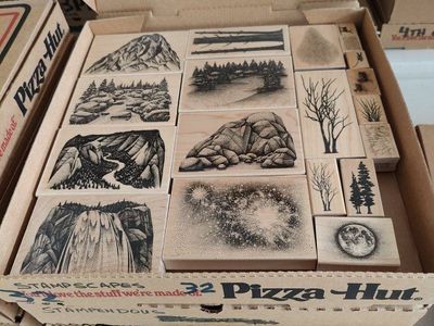 Box #32 of 65, New, old stock rubber stamps, designed mainly for people that like to make their own greeting cards.