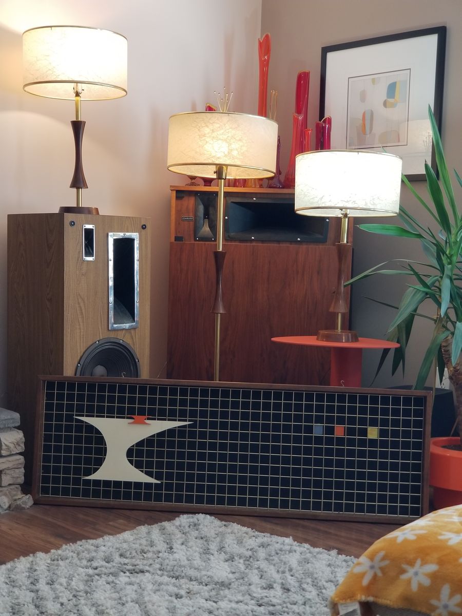 Vintage ACME? Atomic / Mid Century Modern lamps, set of 3
