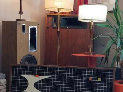 Vintage ACME? Atomic / Mid Century Modern lamps, set of 3