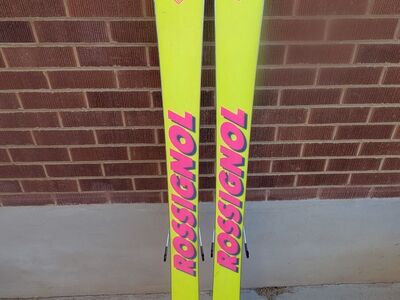Used Limited Edition 2023 Rossignol Super Black Ops- size 162 w/ Look Pivot 12s
