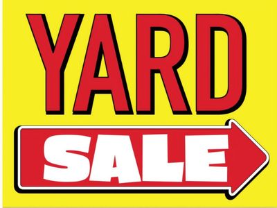 Yard and Estate Sale Event Announcement