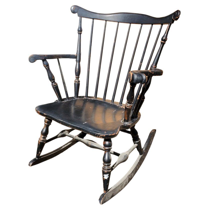 Children's Antique Windsor Rocking Chair