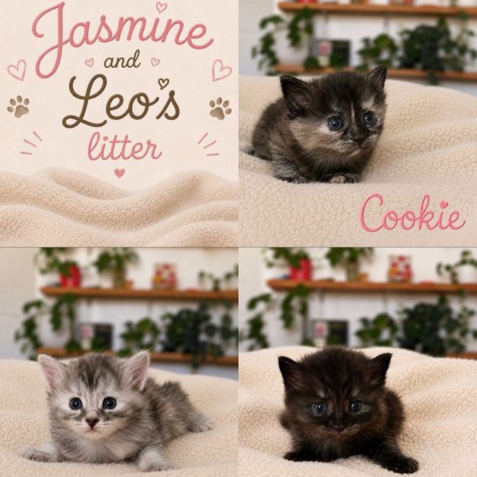 Hypoallergenic Siberian Kittens.