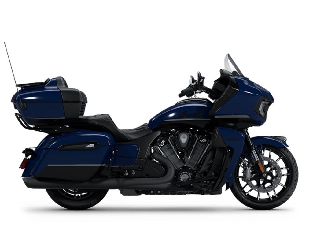 2025 Indian Motorcycle® Pursuit® Dark Horse® Springfield Blue Vivid Crystal / Black Vivid