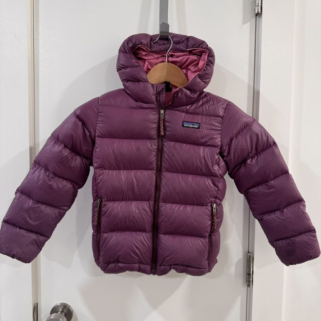 PATAGONIA - Kids' Hi-Loft Down Sweater Hoody, ( coat jacket )