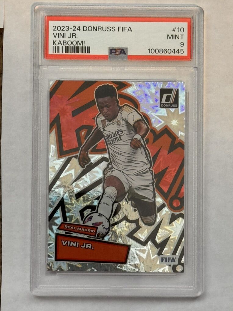 2023-24 Donruss FIFA Kaboom Vini Jr #10 PSA 9