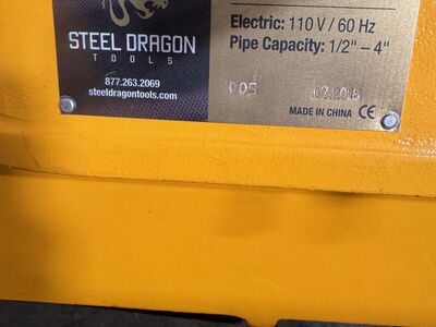 Steel Dragon Pipe Threading Machine