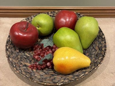 Faux Fruit Bowl Centerpiece (originally from Tai Pan Trading)