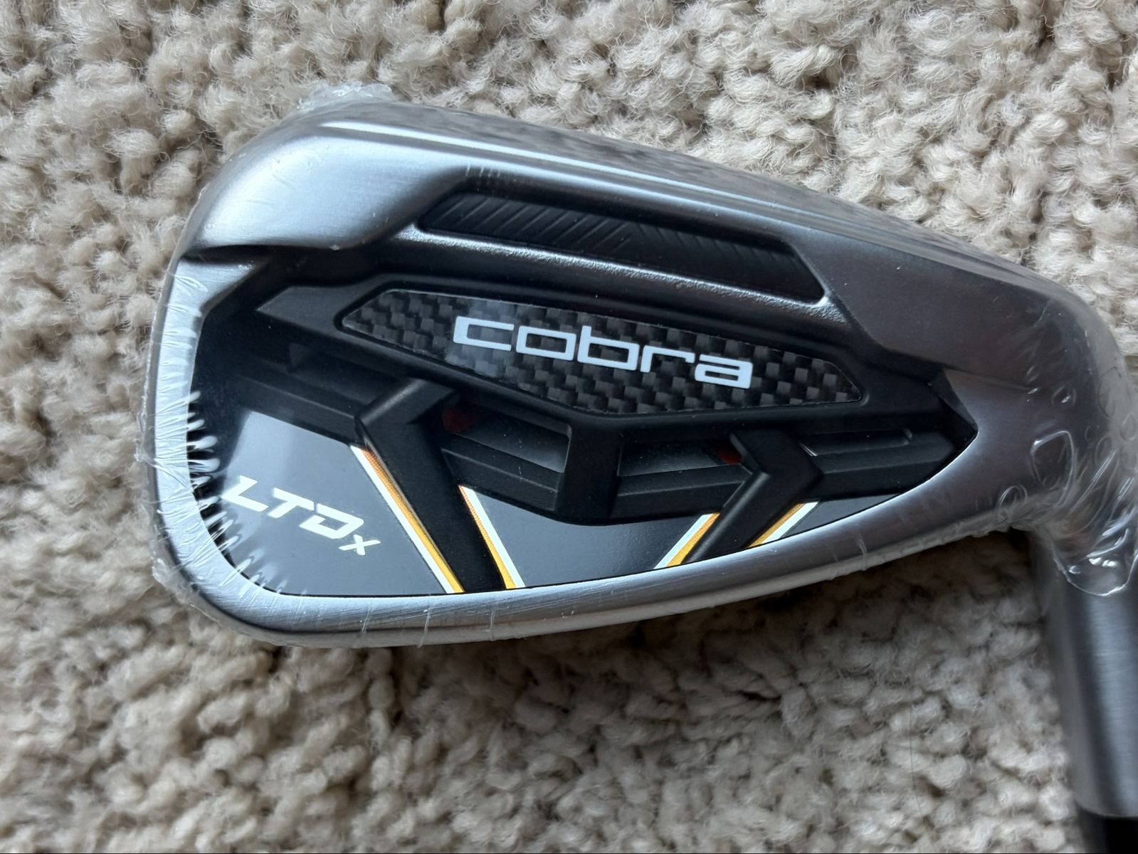 Cobra LTDx 8 iron steel shaft