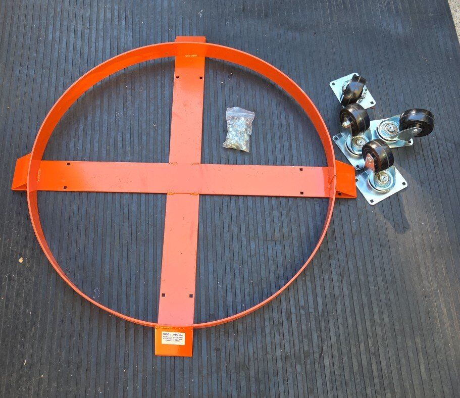 wesco industrial drum dolly 900 lbs capacity