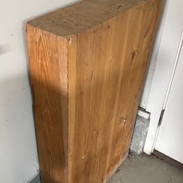 Wood Gluelam Beam Section 39.5" long x 22" tall x 6.5" wide