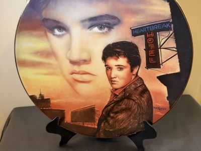 Elvis Presley 'Heartbreak Hotel' Collector Plate Nate Giorgio Delphi