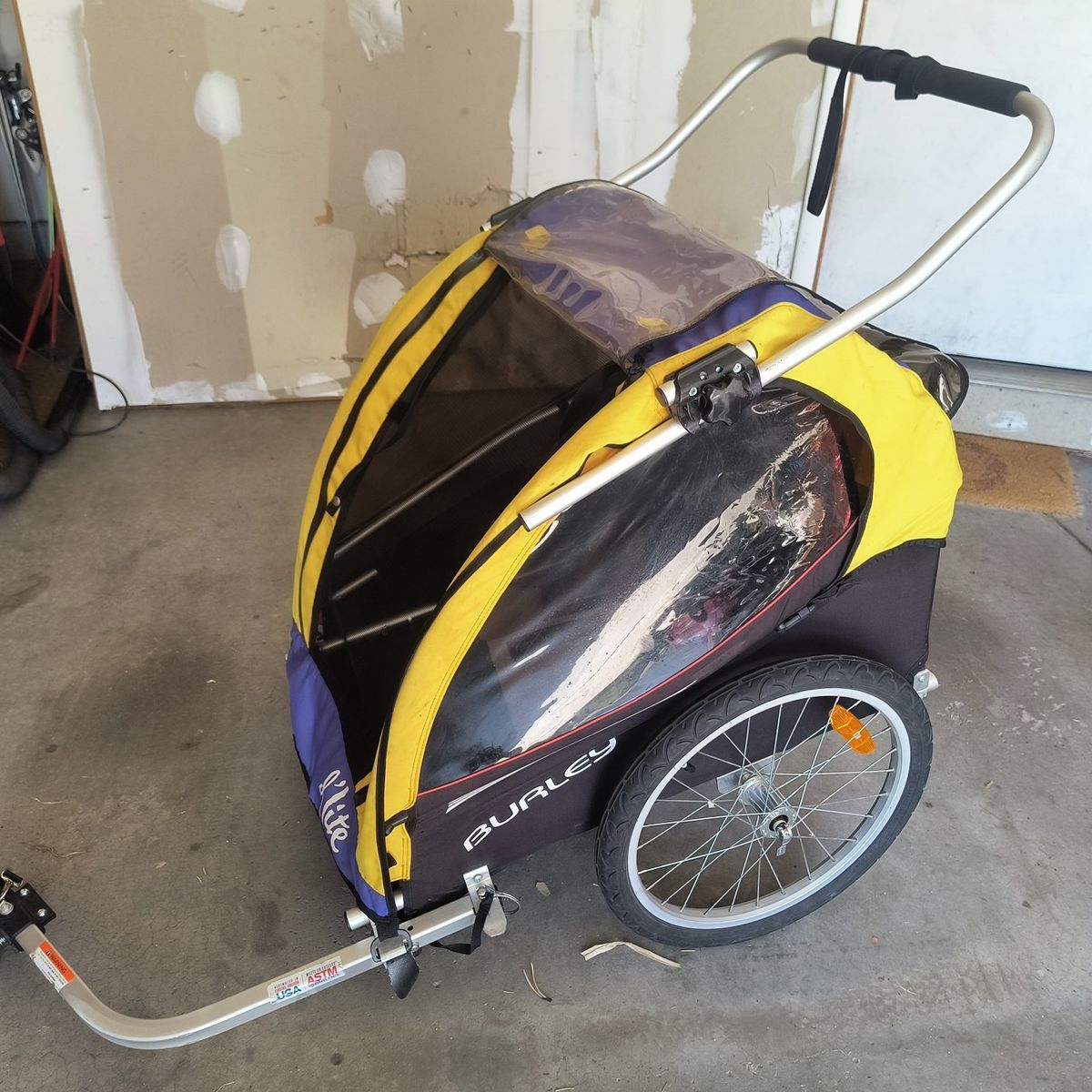 Burley d'lite Bicycle Trailer / Stroller 2-seat