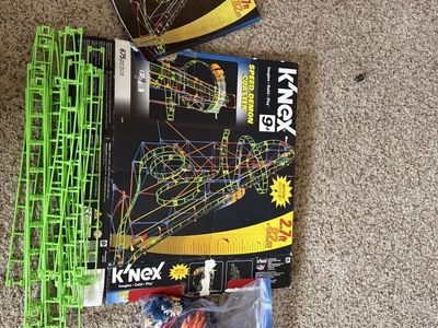K'NEX Speed Demon Roller Coaster Building Set - complete Ages 9+