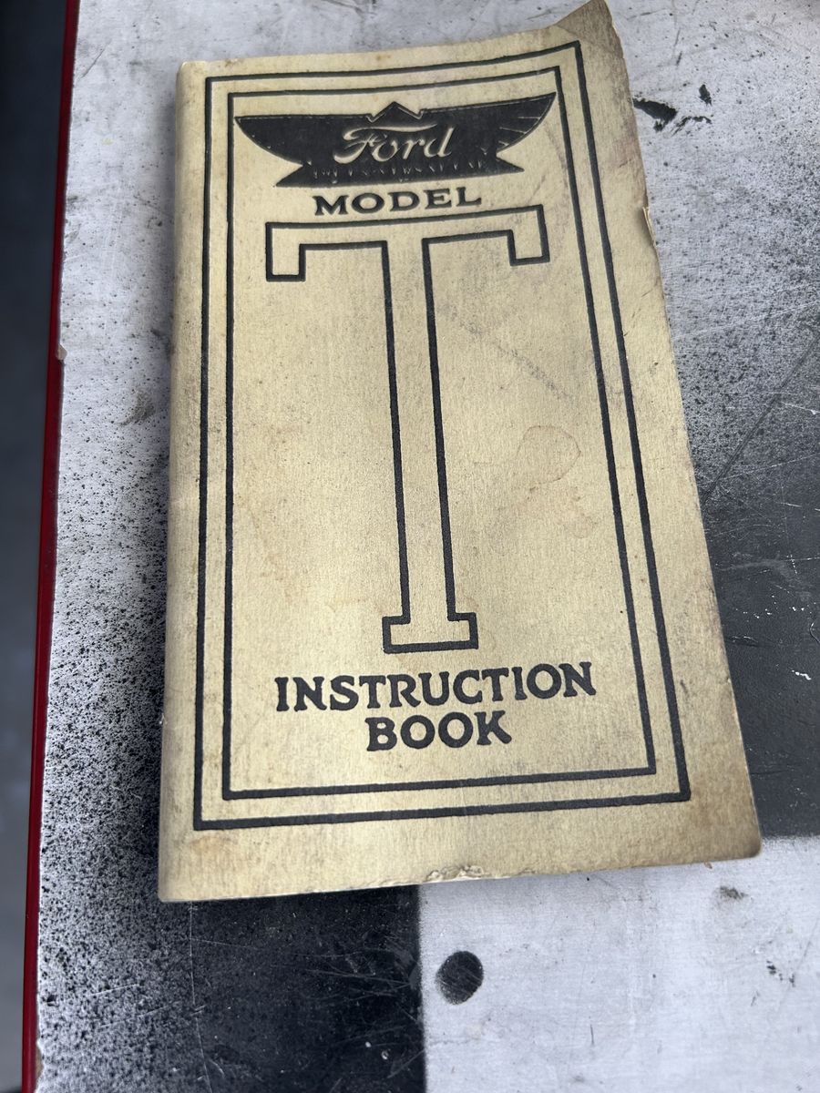 Model T instruction manual