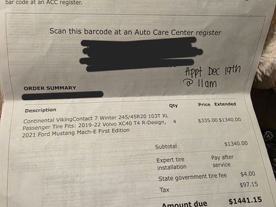 Winter tires
