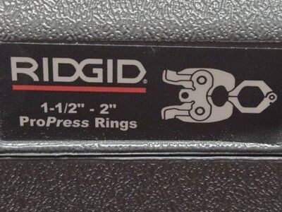 Ridgid 1 1/2in. to 2in ProPress Ring Kit