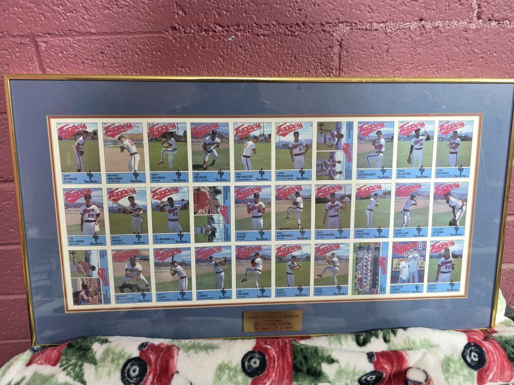 RARE 1987 Salt Lake Trappers “29 In A Row” Sponsor