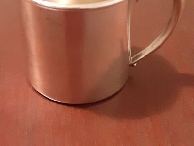 Antique Silver-Plated Nursery Cup / Child’s Mug – c. 1900–1920