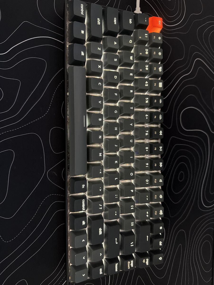 Keychron K2 Wireless/Wired Mechanical Gaming Keyboard - Red Switches, Backlit