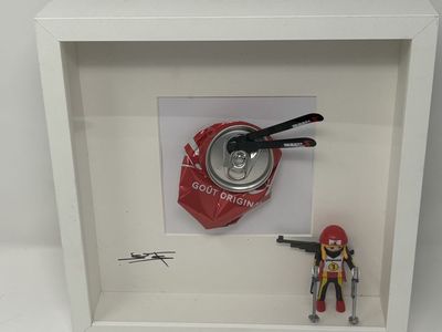 3D Shadow Box Ski Art Decor