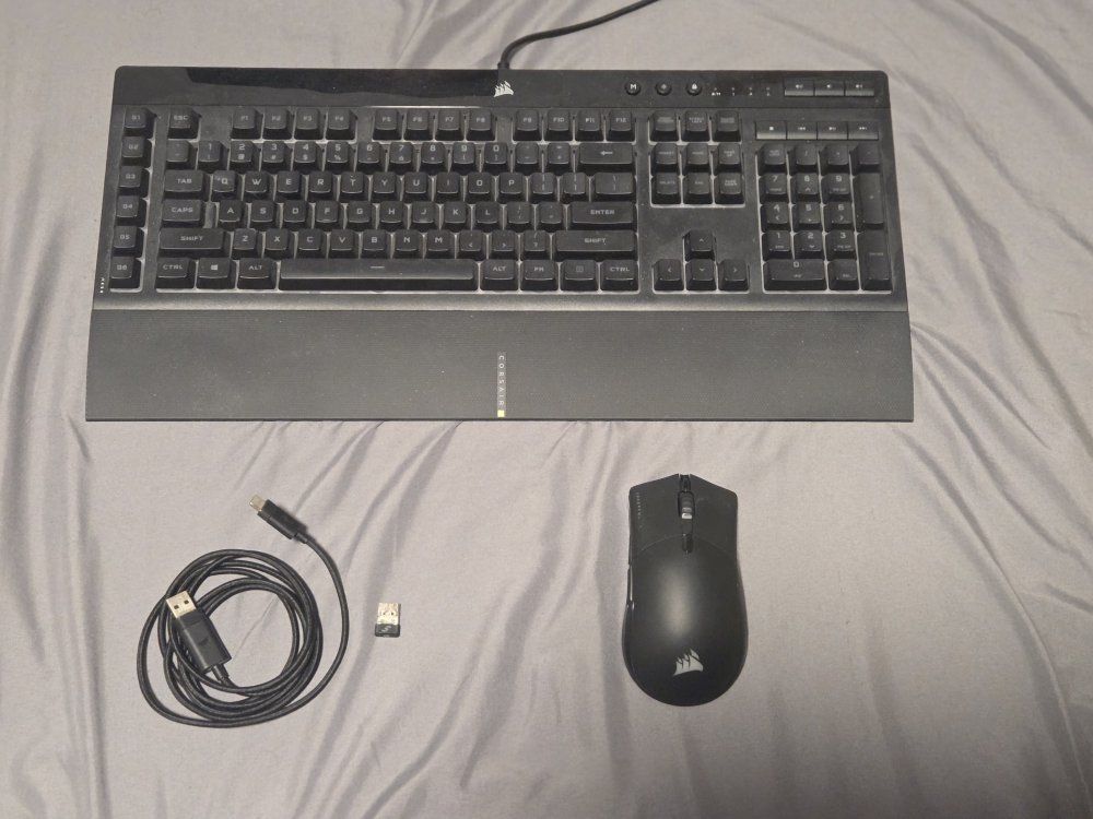Corsair RGB Mouse and Keyboard