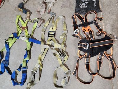 Climbing harnesses and equipment