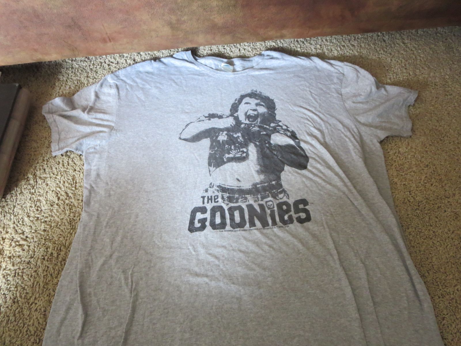 Gildan The Goonies Chunk Graphic T-Shirt Gray Size 3XL