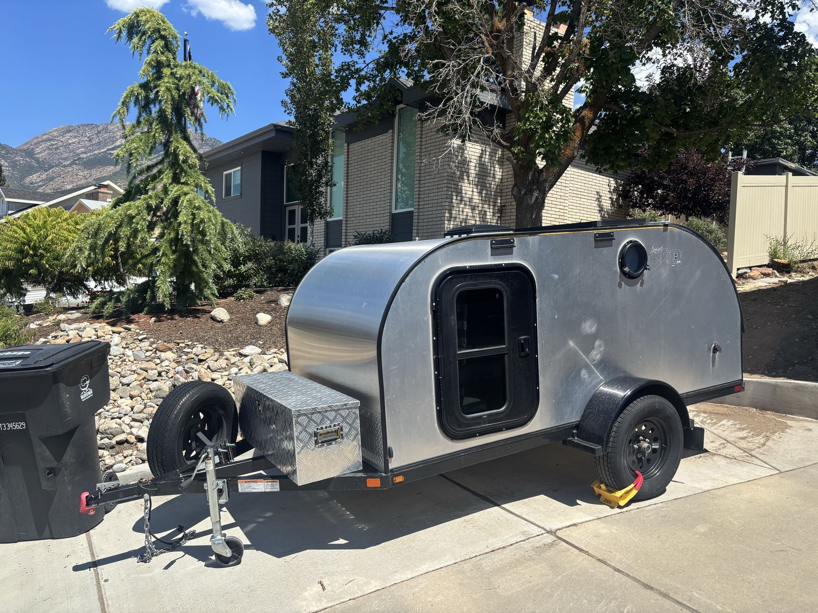 Bend Teardrop Travel Trailer 5x10’ - Compact Bumper Pull, Solar Panel, Roof Vent
