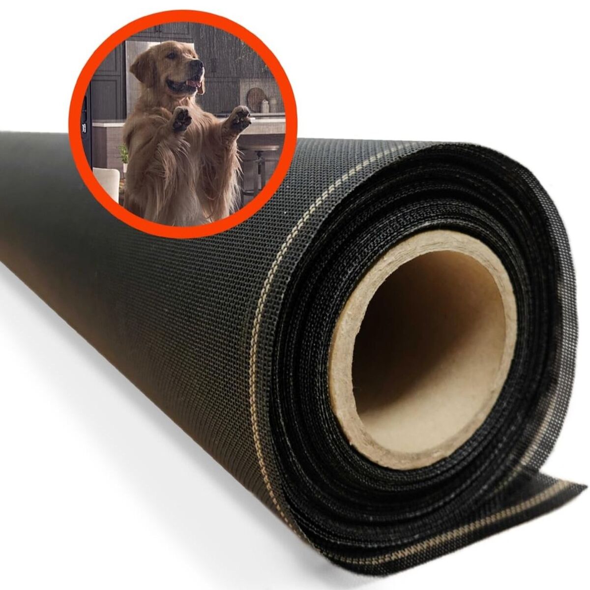 Super Screen 17/14 - (84"x50') - Black Screen Roll
