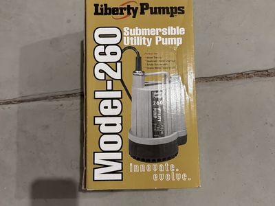 Liberty Pumps Model-260 Submersible Utility Pump - Water Transfer & Drainage