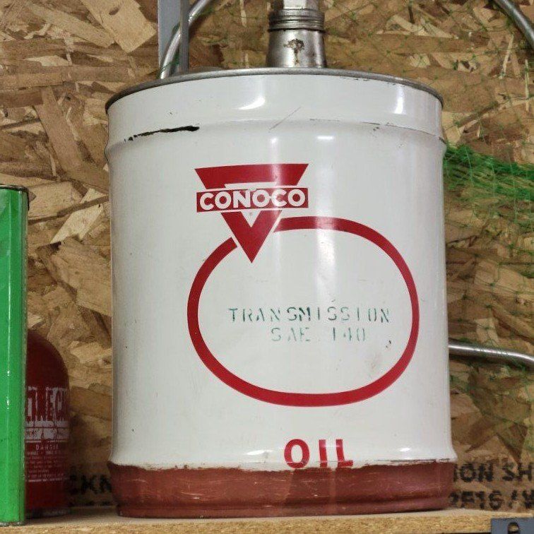 Vintage 5 gal Oil Can