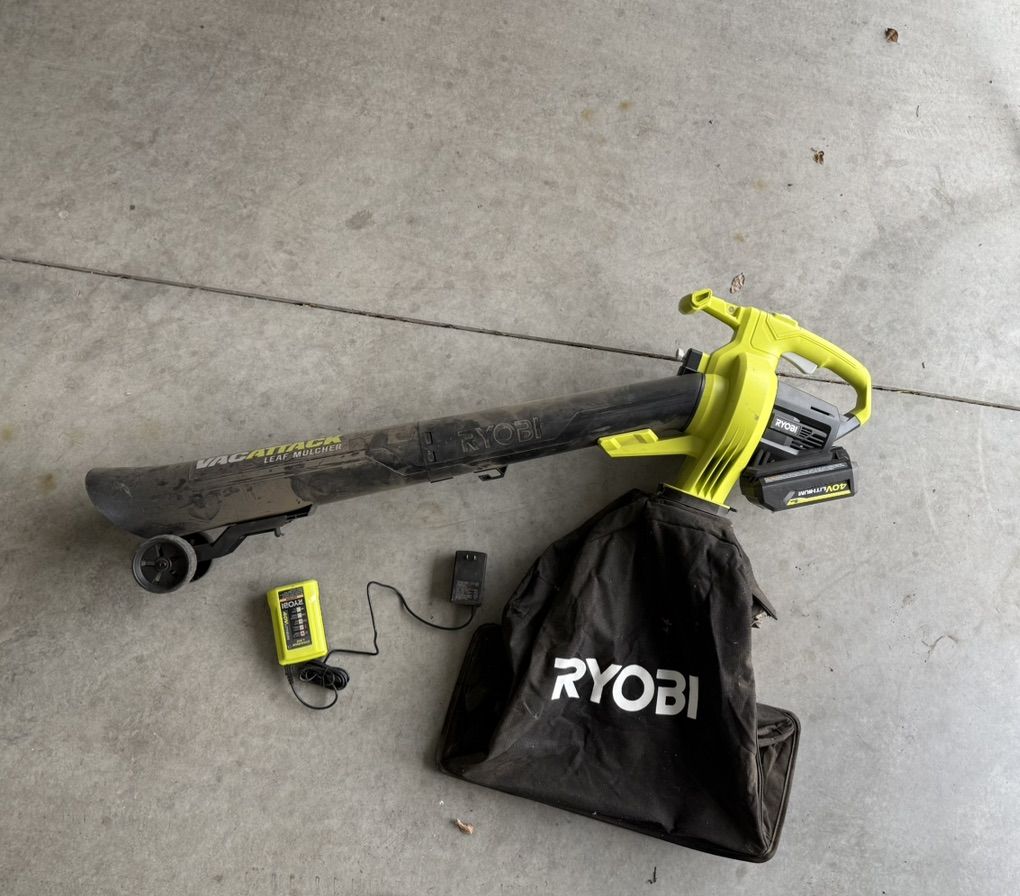 Ryobi Vac Attack Leaf Vacuum/Mulcher