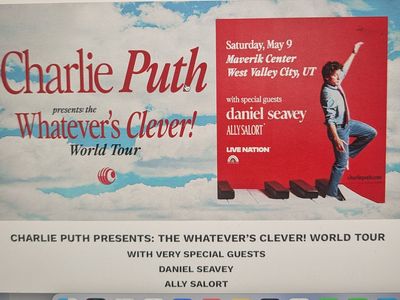 Charlie Puth Sat $50.00 eachr