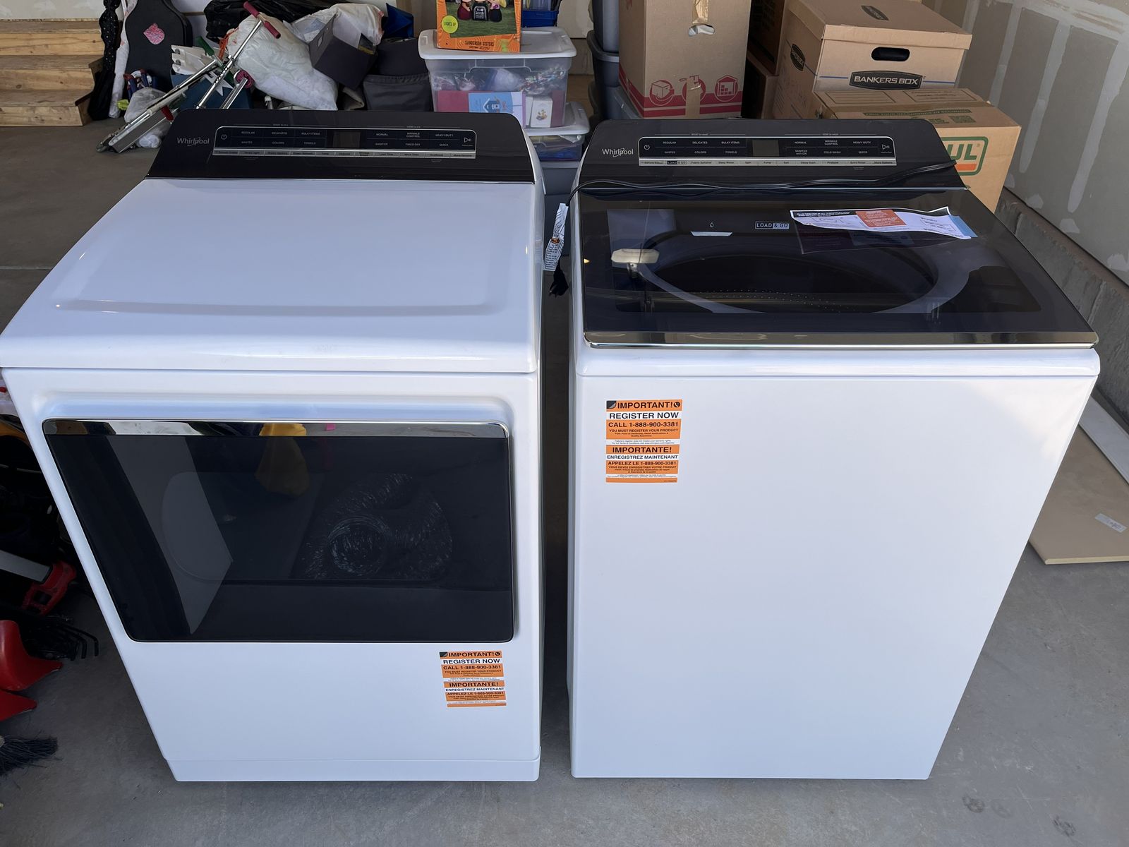 BRAND NEW - Whirlpool Washer and Dryer - Priced to sell