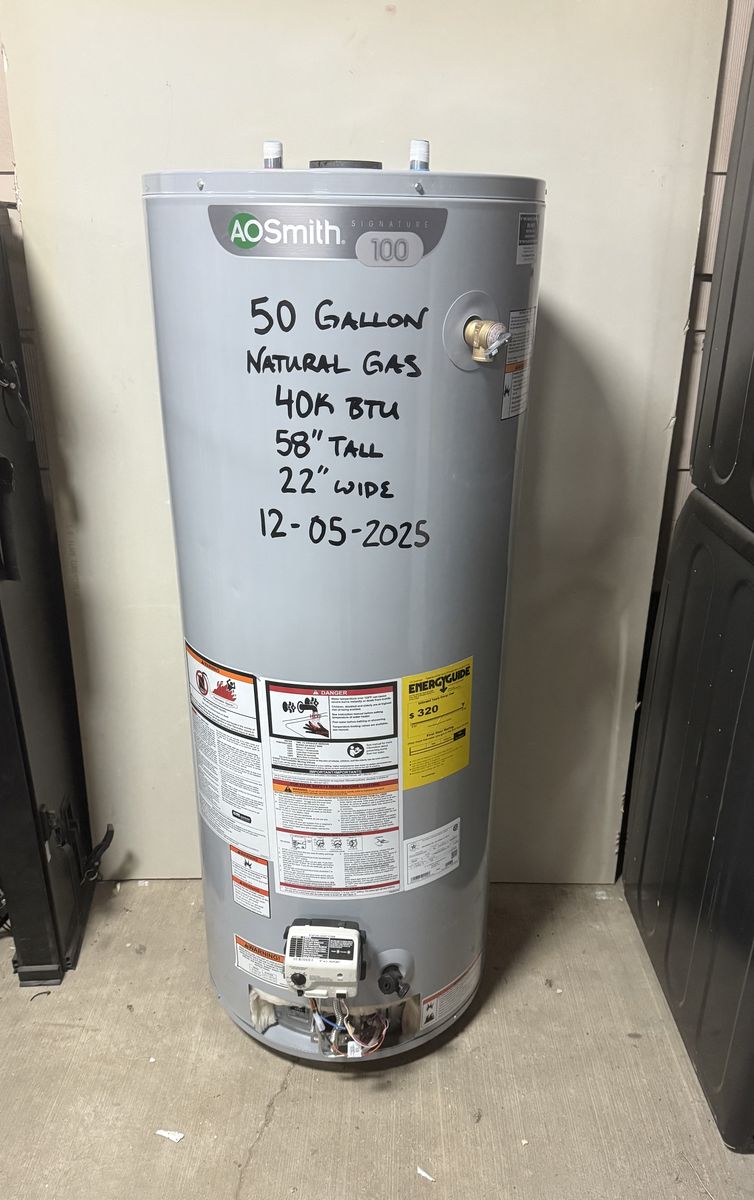 New 50 Gallon Water Heater *FREE DELIVERY*