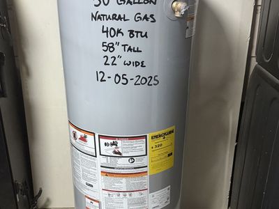 New 50 Gallon Water Heater *FREE DELIVERY*