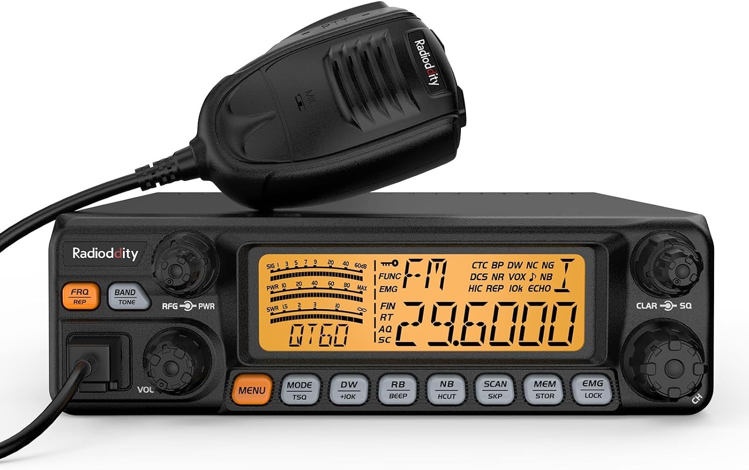 QT60 Pro 10 meter, transceiver 60 watts- SSB, FM, Am, CW . Will include data interface cable and CW interface cable