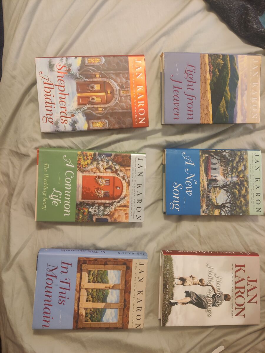 Lot of 6 Jan Karon HARDCOVER CHRISTMAS Books