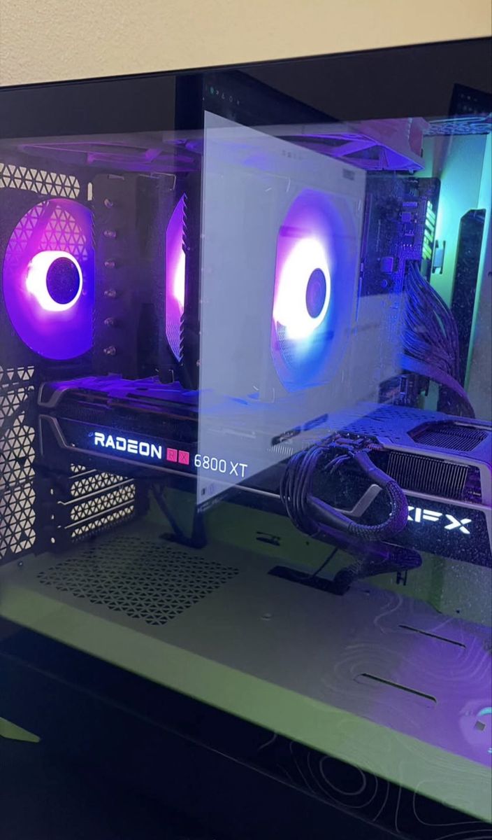 Custom Built Gaming PC - AMD Radeon RX 6800 XT, Ryzen CPU, RGB Fans, Tempered Glass Case