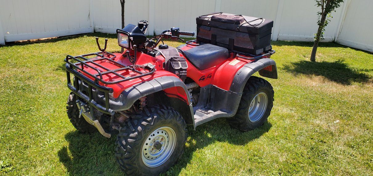 2002 Honda FourTrax Foreman 450 ES (TRX450ES) — 4x4 — Winch & Snow Plow — 2,886 Miles — Clean Title