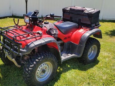 2002 Honda FourTrax Foreman 450 ES (TRX450ES) — 4x4 — Winch & Snow Plow — 2,886 Miles — Clean Title