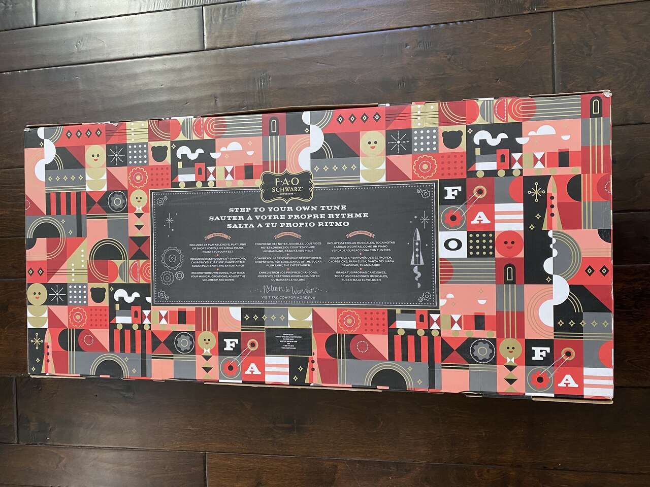 FAO Schwarz Giant 69" Dance-On Piano/keyboard Mat .