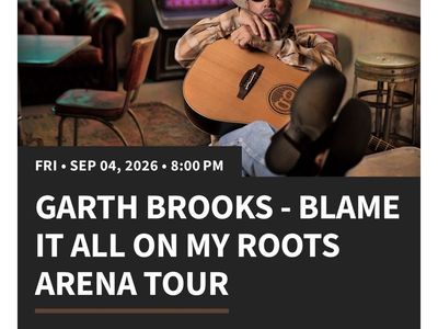 Garth Brooks Denver September 4th at Ball arena