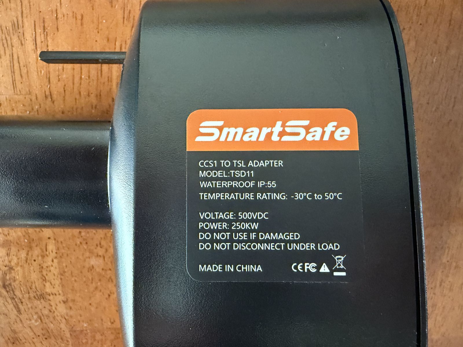 CCS1 to Tesla EV Charging Adapter 250kW