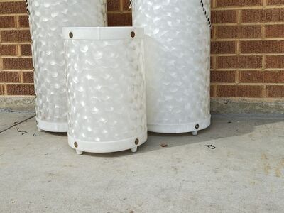 Vintage Tupperware hampers 1950s