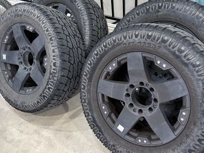 20” XD rockstar 8x170 with 295/60 pro comp A/T tires