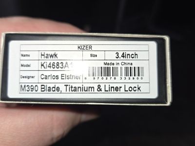 Kizer hawk pol dlc m390 new in box